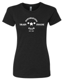 TI Power Lifting Team Womens CVC Crew (Black)