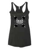TI Barbells Womens Tri-Blend Racerback Tank (VintageBlack)